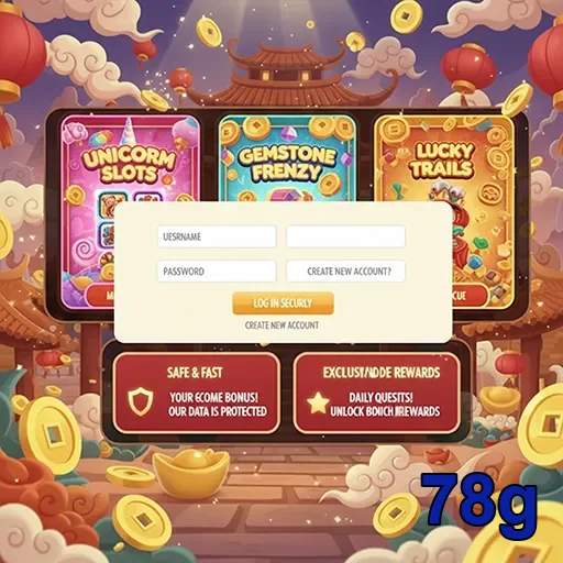 Ilustração de Explore Slots Rápidos e Serviços VIP na 78g